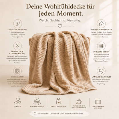MUSSELYN ☁️ Weicher als normale Baumwolldecken