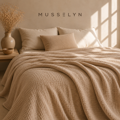 MUSSELYN ☁️ Weicher als normale Baumwolldecken